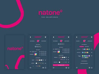 natone colorpicker – desktop app app appdesign branding color colorpicker design illustration sketch ui ux
