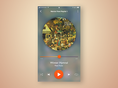 Daily UI 09- Music Player