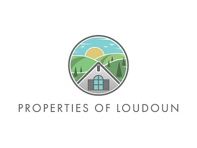 Properties of Loudoun brand house logo loudoun virginia