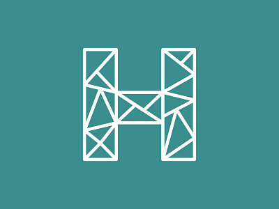 Haven branding florida h identity lines logo triangles