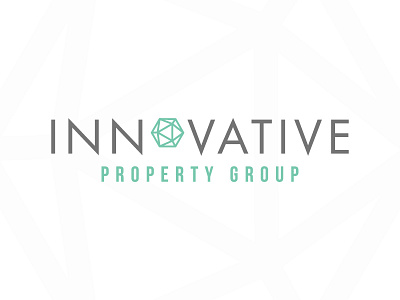 Innovative Property Group branding destiny futura geometric icon icosahedron logo loot