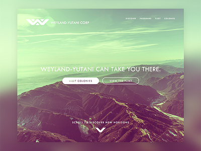 Day 003 - Landing Page alien daily ui day 3 ui web design website