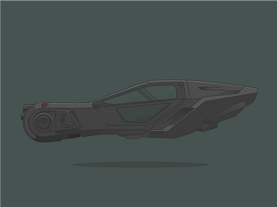 KD6-3.7 blade runner 2049 car dystopian film future futuristic sci fi science fiction syd mead
