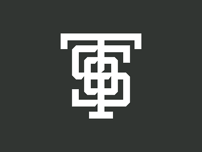 SoT Monogram branding letterforms lettering logo monogram slab serif thick lines