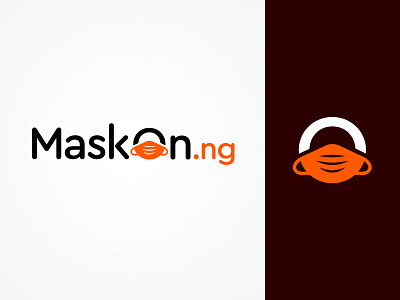 MaskOn Logo brand brand design brand identity branding and identity branding concept branding design branding identity dribbble illustration vector