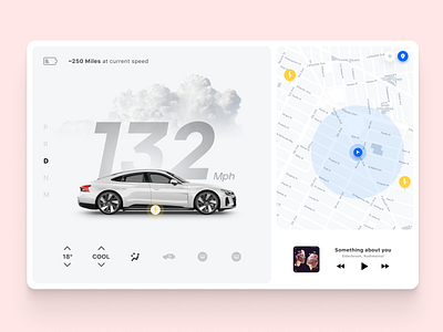 Minimal Car UI