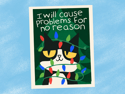 Rude Pets Club Christmas - I will cause problems for no reason