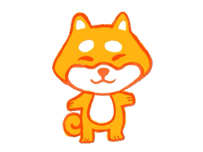 Dancing puppo dancing dog gif illustration shiba