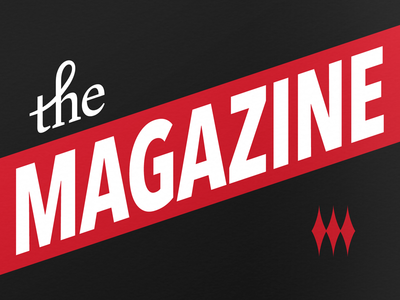 The Magazine Logotype arment magazine marco news newsstand red