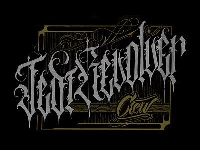 Jedi Revolver Crew design hip hop lettering rap mexicano
