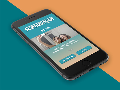 SceneScout - Mobile App Introduction film invision prototype sketchapp travel tv ui design ux design visual design