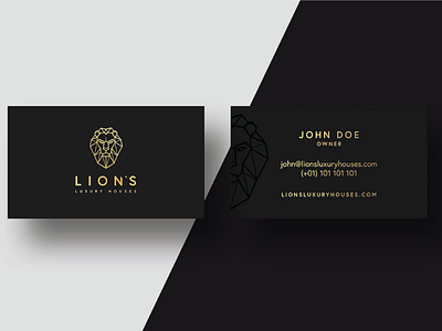 Business cards Lion's Luxury Houses