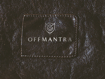 OFFMANTRA Shoes Brand Logo clear gold leather logo luxury luxury branding luxury logo minimalistic shoes shoes brand simple