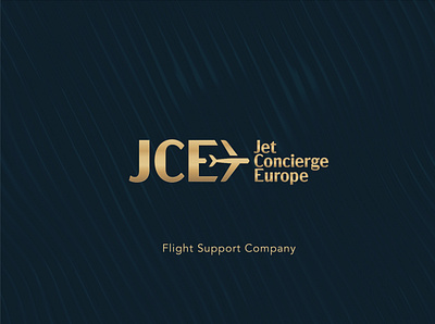 Jet Concierge Europe ailine branding branding design concierge gold jet logo luxury luxury branding luxury design luxury logo visual identity