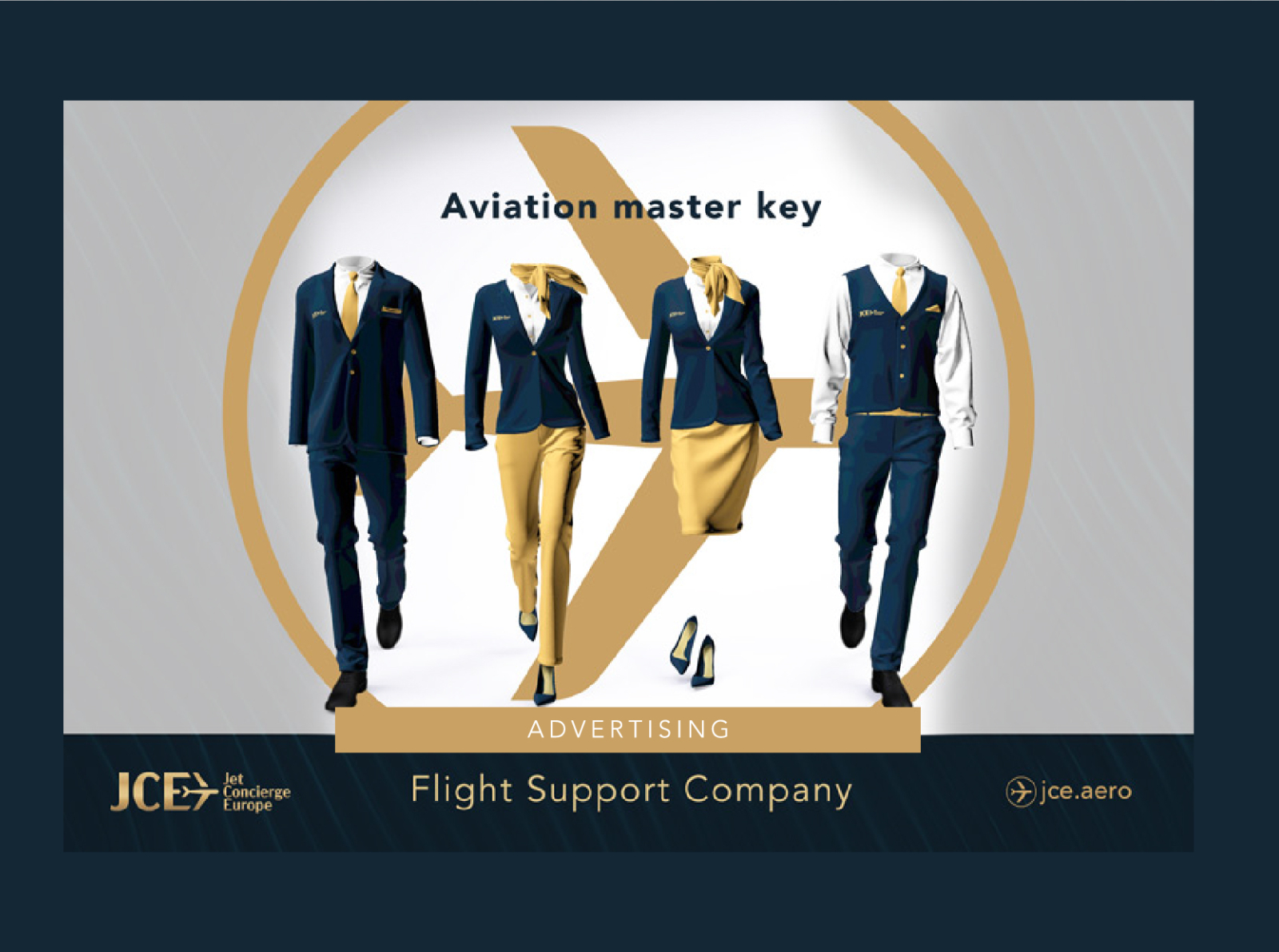 Advertising example for Jet Concierge Europe by Krzysztof