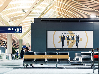 Outdoor Jet Concierge Europe airport aviation aviator aviators branding luxury luxury branding luxury design luxury logo outdoor poster prestige simple