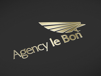 Agency Le Bon logo project agency eagle gold logo luxury luxury branding luxury design luxury logo