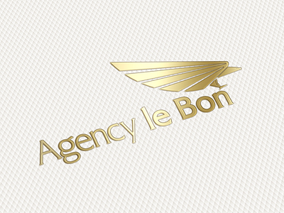 Agency Le Bon logo agency eagle gold logo luxury luxury branding luxury design luxury logo