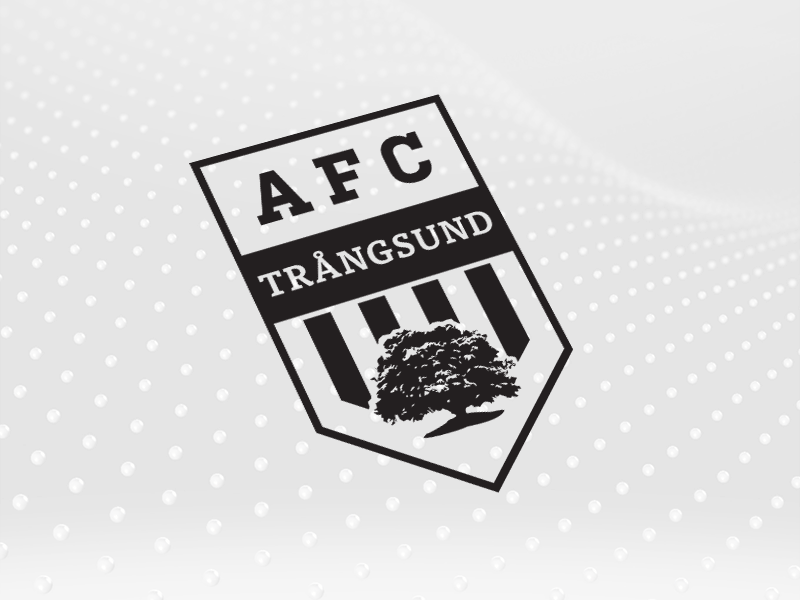 AFC Trandsund logo afc animation black football football team gold logo logo design logo designer socker trangsund tree