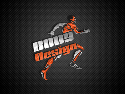Body Design logo body branding corporate id design fit logo muscle run sport sport logo trainer trainer logo