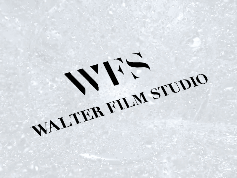 Walter Film Studio logo clasic crystal design film logo logo animation managment production sherif simple studio television walter water