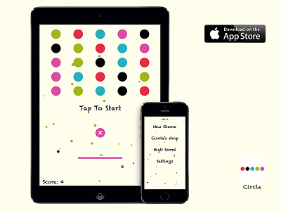 Circle~ Available on the App Store circle game ios