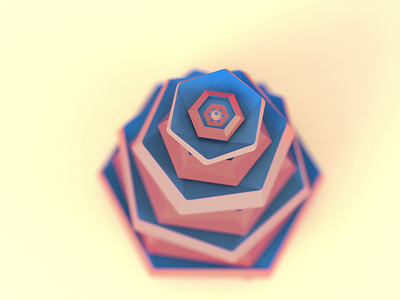 Geometric Flower Abstraction 3d abstract 3d artist 3d geometry 3d motion design abstract adobe after effects animation flower geometric motion graphics