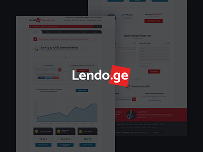 Lendo.ge - Affiliate template ui ux web website