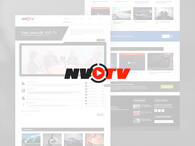 NVO TV - Website template