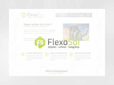 FlexoSol - Website template template ui ux web website