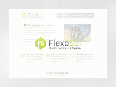 FlexoSol - Website template