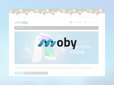 Moby.lv - E-commerce template template ui ux web website