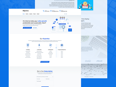 Objective1 - Landing page