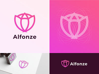 Alfonze branding icon logo logodesign