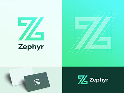 "Zephyr" branding design icon logo logodesign