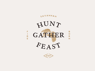 The Hunt badge badge design branding identity logo typography