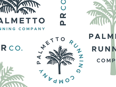 Palmetto badge badge design branding iconography identity logo process
