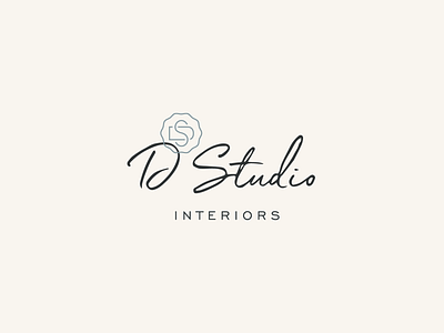 D Studio stamp branding icon logo script scriptfont stamp typography