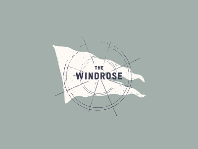Windrose Compass badge badge design brand branding design identity illustration logo logo design vintage