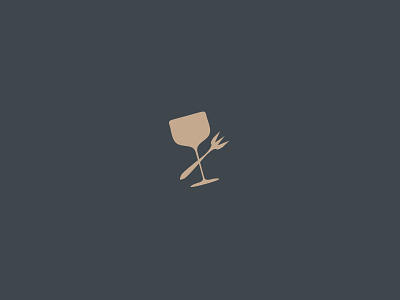 Wine and Fork badge badge design brand branding design iconography identity illustration logo logo design