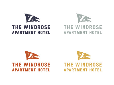 Windrose Colors badge badge design brand branding design identity logo logo design process typography vector vintage