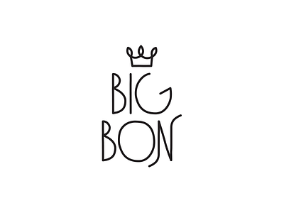 Big Bon branding identity illustration logo typography vector