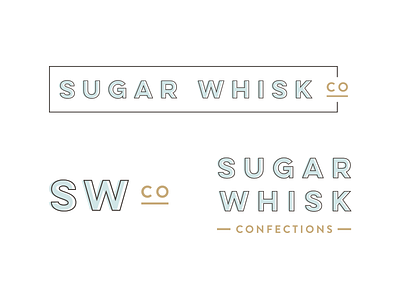 Retro Sugar branding icon identity logo offset typography