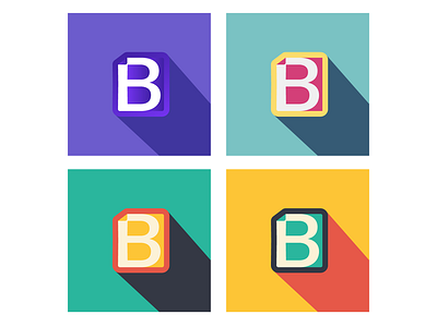 BriefPage Logo Color Variations adobe illustrator branding design logo vector