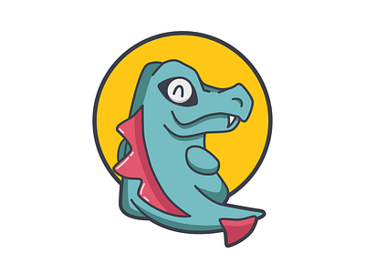 Totodile Vector illustration illustrator pokemon vector art