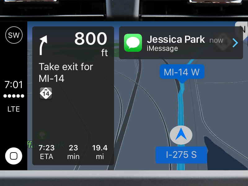 CarPlay Notifications While Navigating By Casey Feldman On Dribbble