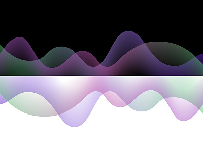 Gradient curve patterns with black & white background