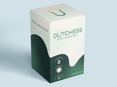 Wellness Period Cup Packaging bold design branding design health and wellness illustration illustrator packaging design typography vector