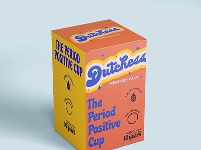 Period Positive Dutchess Cup bold design branding design illustration illustrator logo packaging design typography vector
