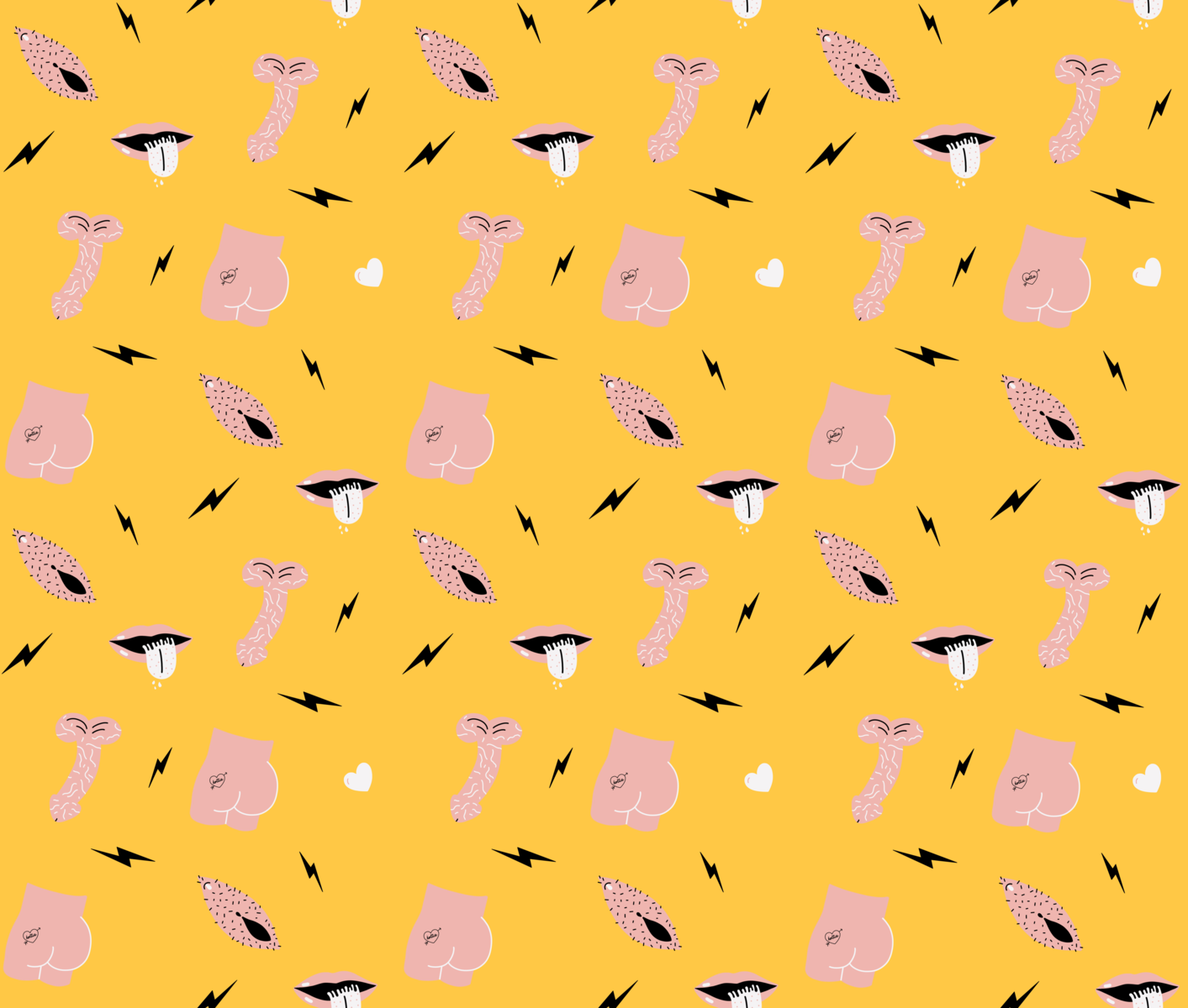 Pattern Work With Sexy Stuff By Kat Schober On Dribbble 9327